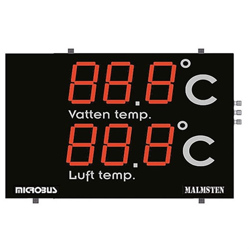 Tempmätare luft/vatten