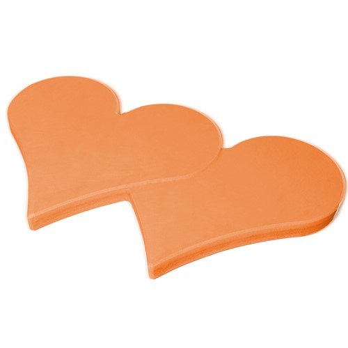 Heart dubble Orange