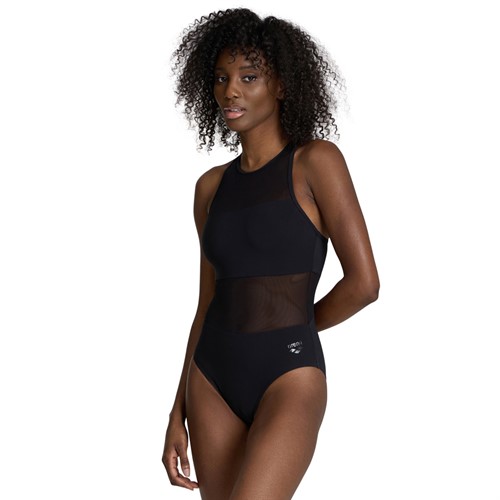 ARENA MESH PANELS SWIMSUIT VENT BACK