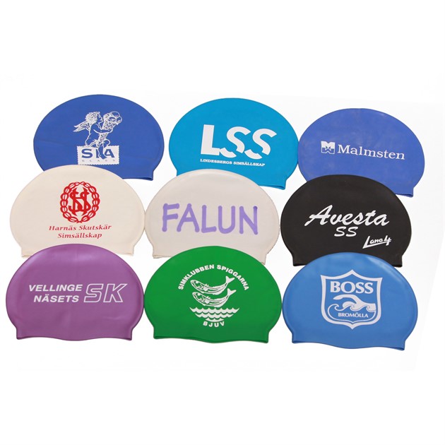 Silikonbadmössa med tryck