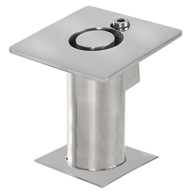 Golvfäste 0° med täcklock