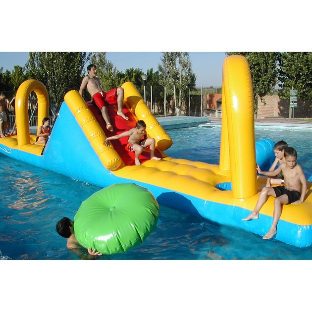 Hinderbana med rutsch Airkraft